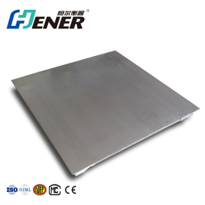 Rustfritt stål enkelt dekk gulvskala